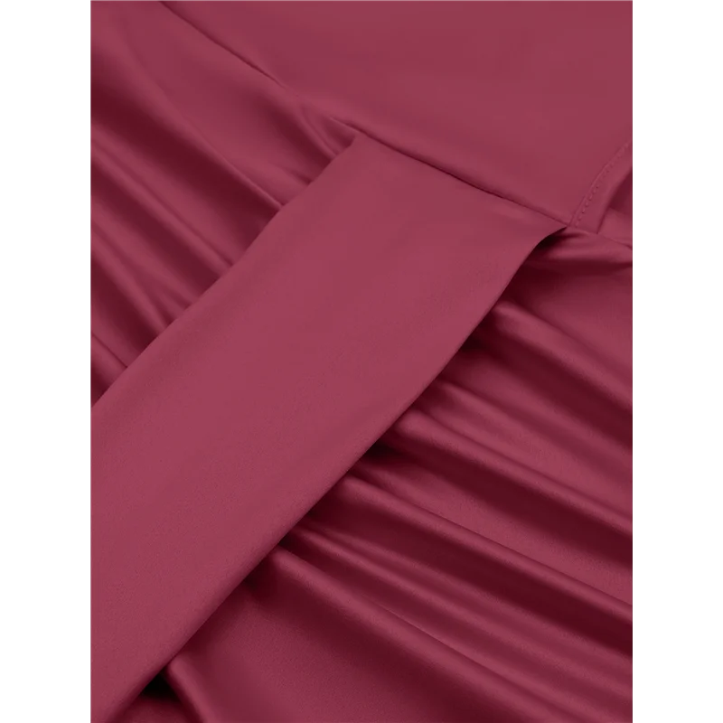 

【Hot Cake】Women Wedding Guest Dresses Satin 2025 Ladies Formal Dresses Sleeveless Backless Evening Dresses