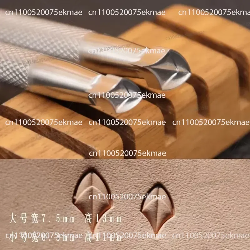 L213/L211 Dragon Scale Pattern 304 Stainless Steel Tang Grass Realistic Leather Engraving Printing Tool,Vegetable Tanned