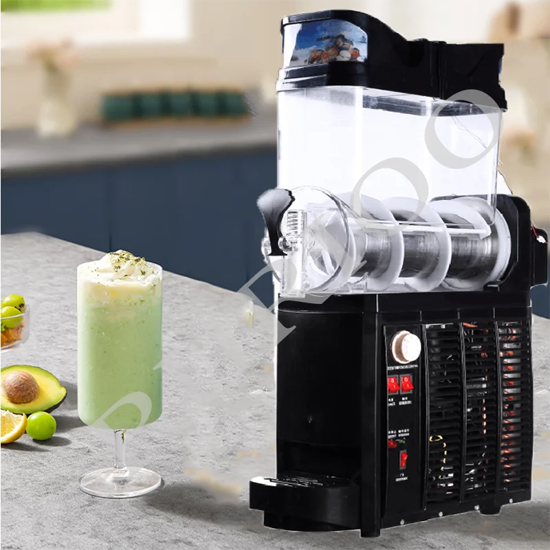 15L*1 Commercial Countertop Single Bowls Tanks Cold Beverage Juice Ice Slush Slushy Machine for Restaurant