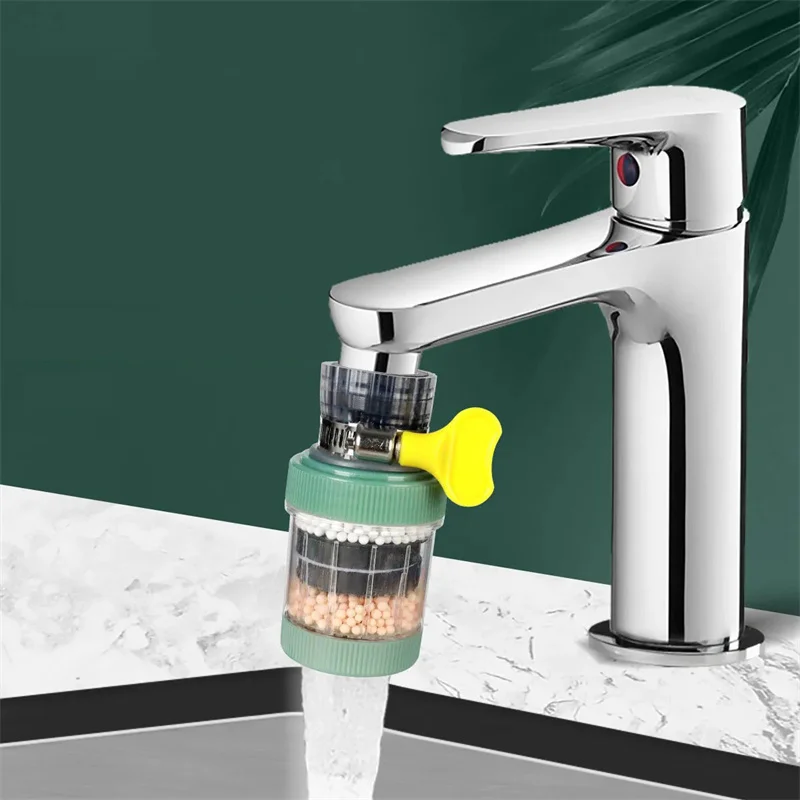 5-layers Purifier Tap Filter Kitchen Faucet Activated Carbon Filtration Washable Rust Bacteria Removal Replacement Filter JS31