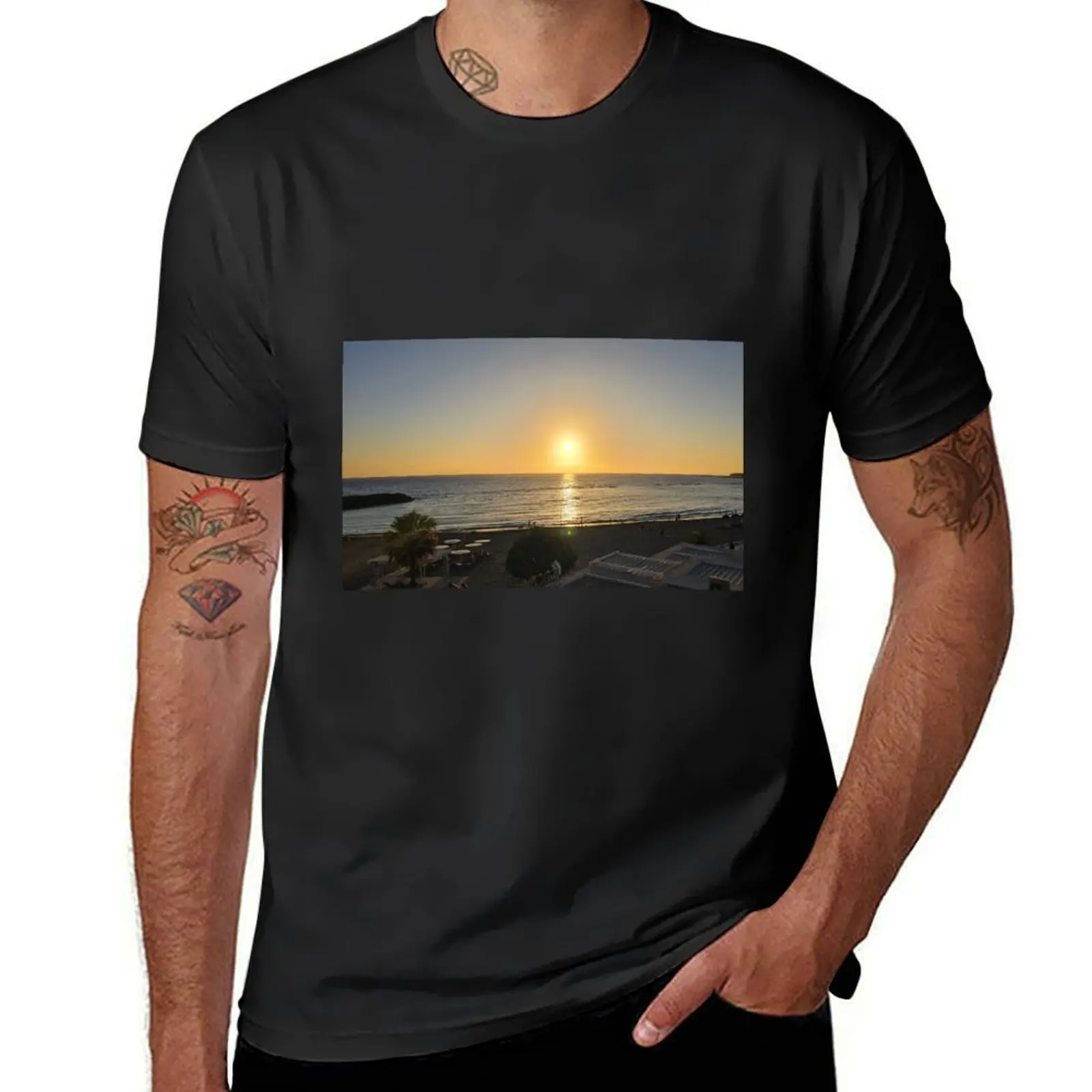 Tenerife Sunset III T-Shirt vintage clothes oversized customs design your own mens cotton t shirts