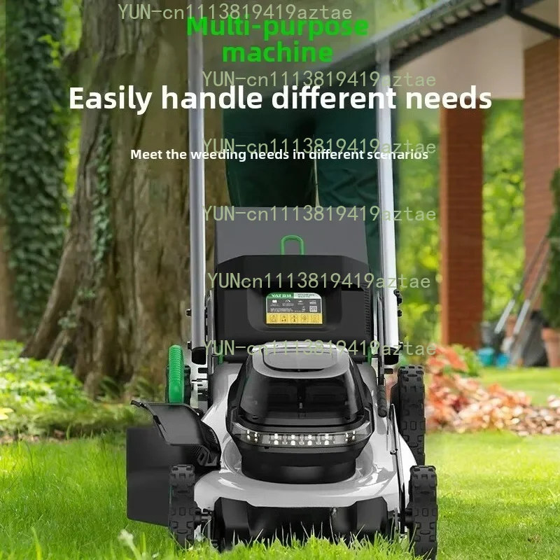 Stable 20V Rechargeable Lithium Battery Cordless Hand Push Lawn Trimmer Lawn Mower with 35mm Adjustable