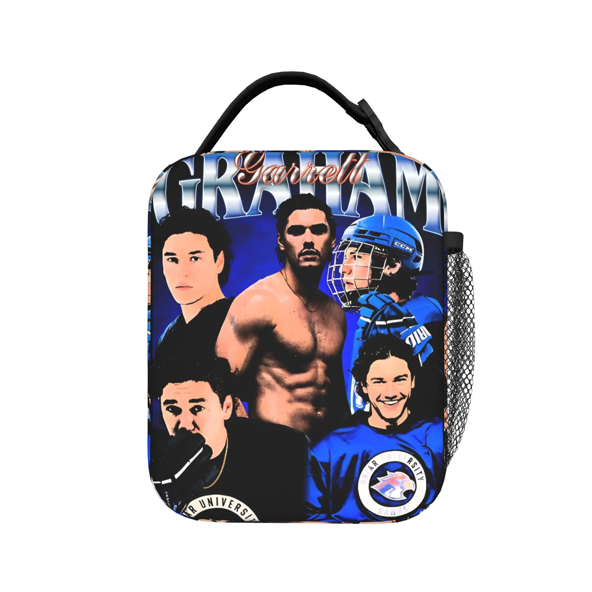 Garrett Graham Off Campus Insulated Lunch Bag High Capacity  Lunch Container Thermal Bag Tote Lunch Box Work  Outdoor Men Women