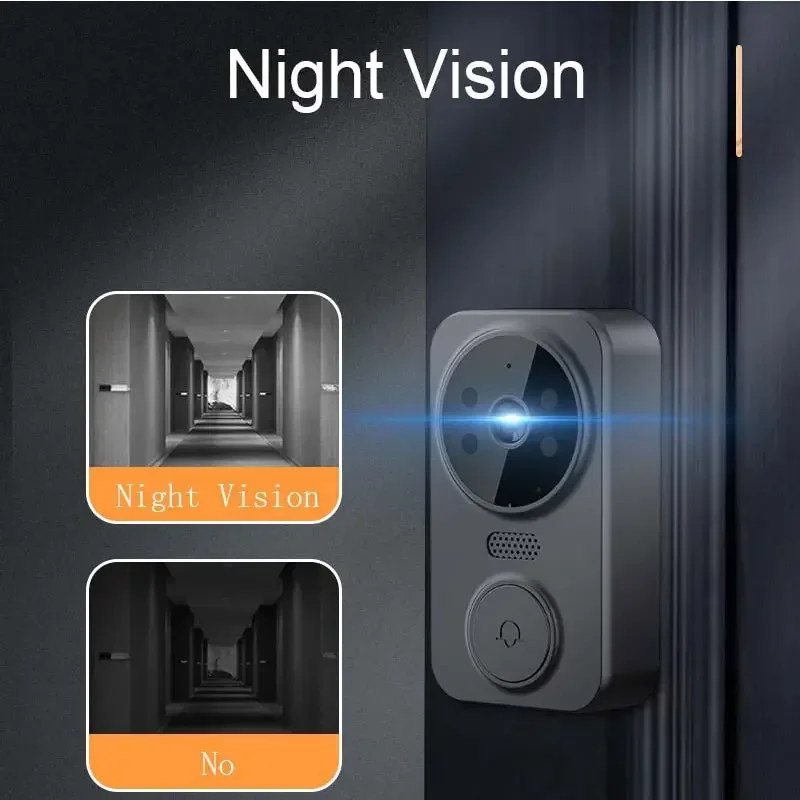 جديد CCTV أمن الوطن اتجاهين الصوت جرس الباب كاميرا واي فاي بطارية تعمل بالطاقة اللاسلكية الذكية جرس باب يتضمن شاشة عرض فيديو مع شاشة 4.3in