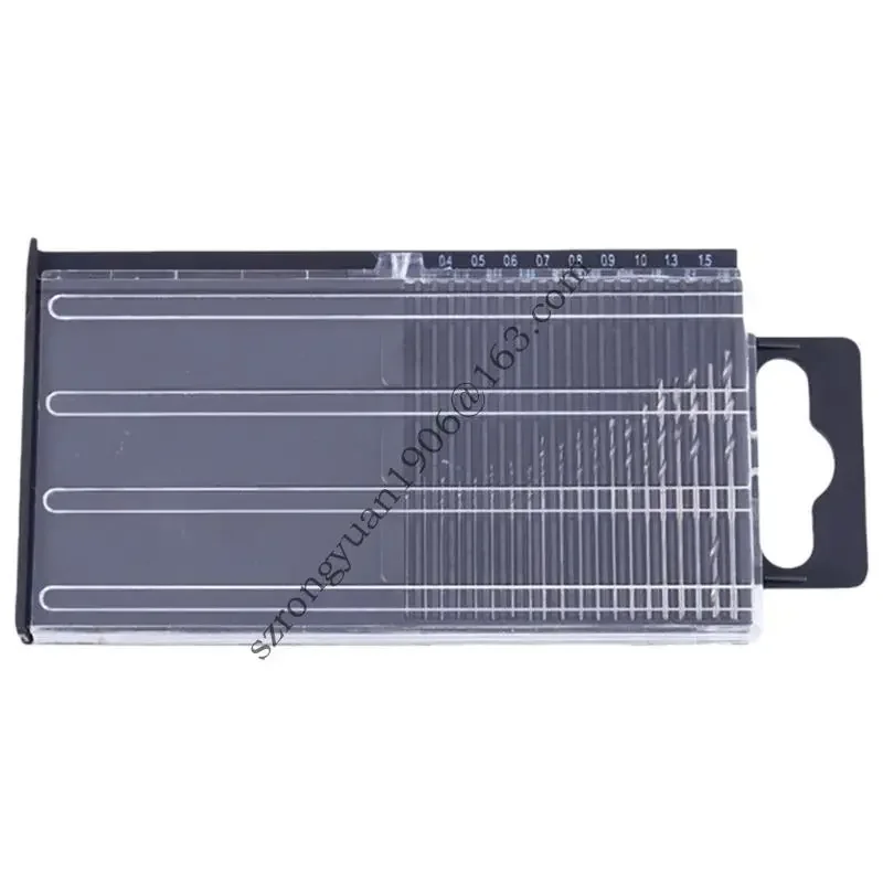 20/25Pcs Mini Twist Drill Bit Set with Plastic Box for Precisions Crafts Jewelry Making and Watch Repair Hole Drill Tool