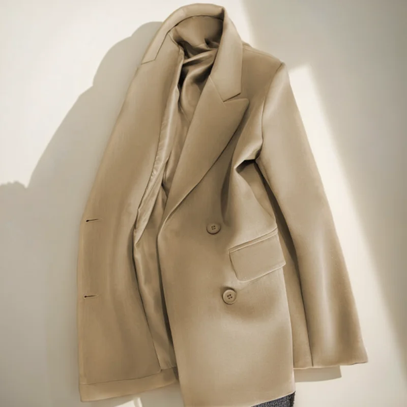 

Blazers Womans Classic Linen Cotton Longline Fair Festival Midcoat Diamond Pattern Woven Texture Dropped Shoulder Elegant Casual