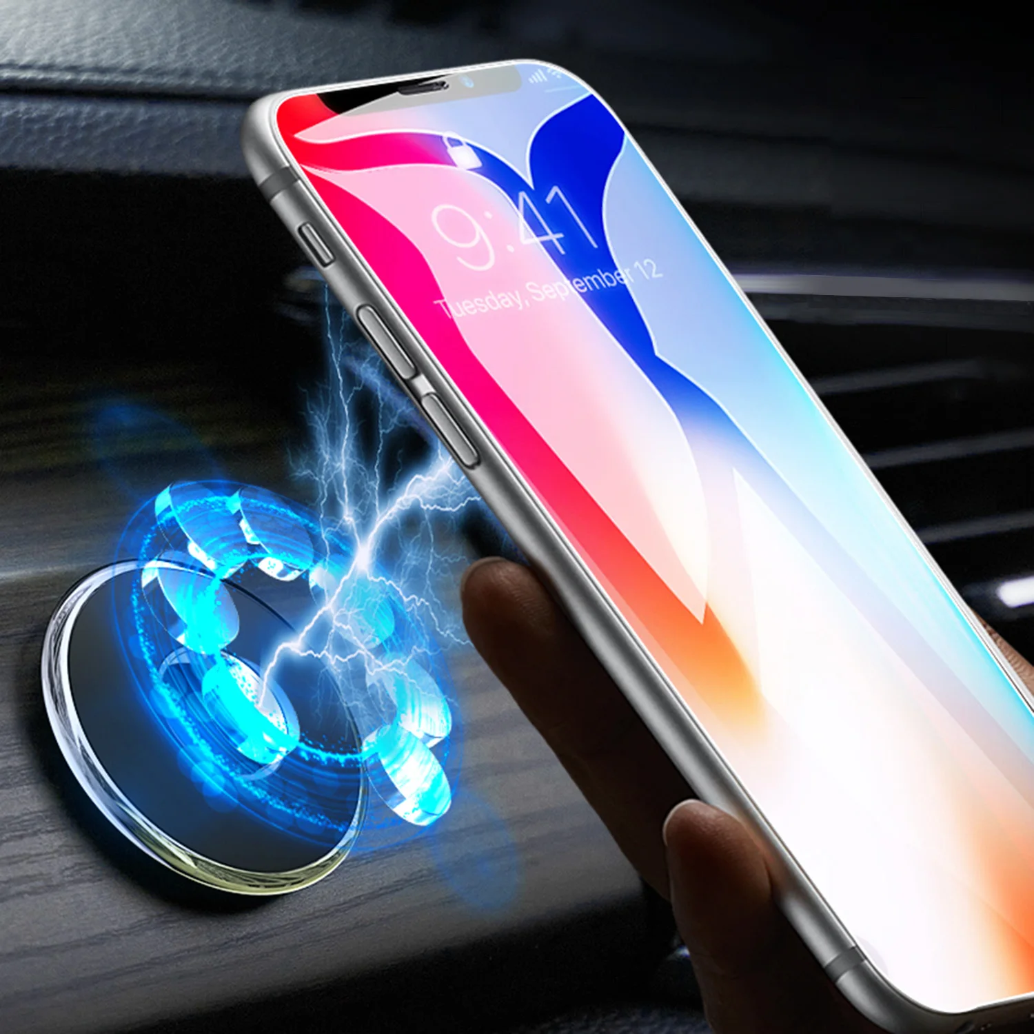 Multifunctional Magnetic Bracket Car Cell Phone Holder Paste Any Scene Smartphone Stand for Xiaomi Xiaomi 13 Iphone Universal