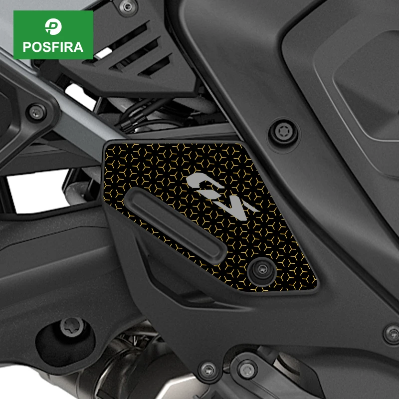 

POSFIRA Motorcycle Footrest Panel Sticker Vinyl Decals for BMW R1300GS Adventure R 1300 R1300 GS 1300GS 2025 2026 Accessories