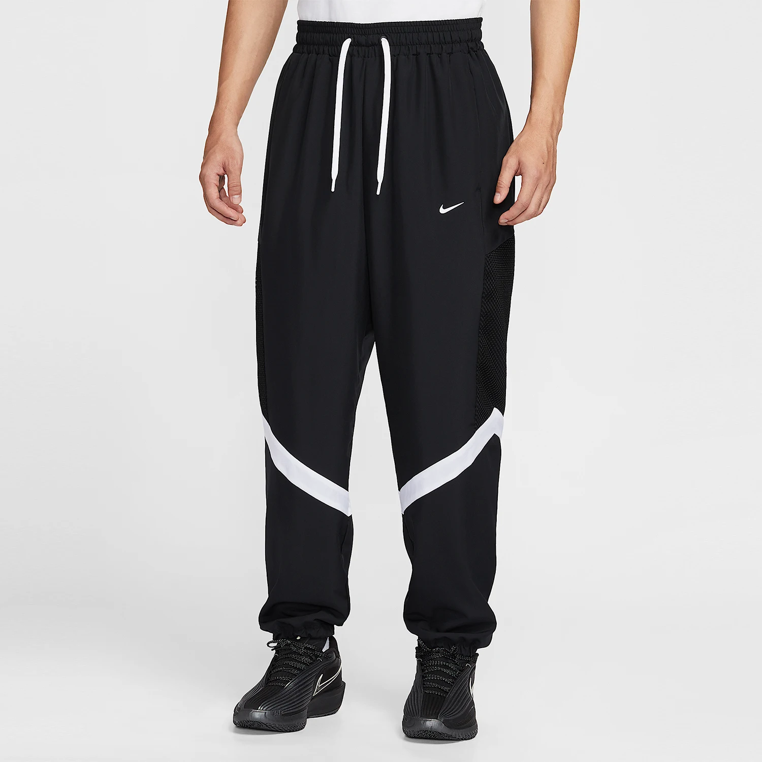 Nike genuine Icon Men's Woven Thin Velvet Strap Basketball Pants HV3366-010