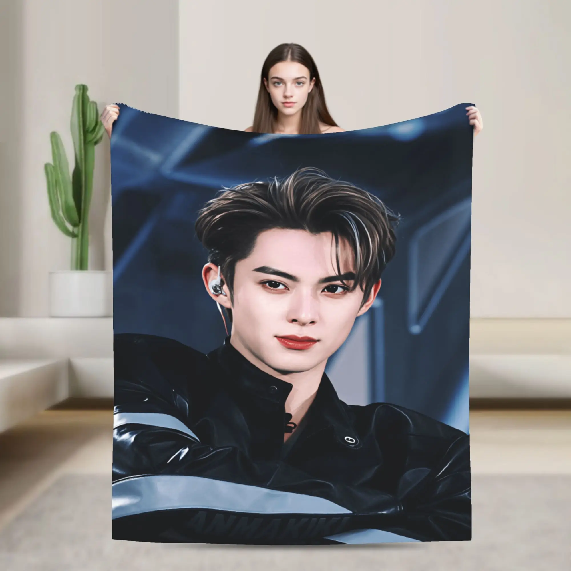 Wang Hedi Dylan Wang Actor Blanket Quality Warm  Bedding Throws Winter Travel Car Home Decor Novelty Bedspread
