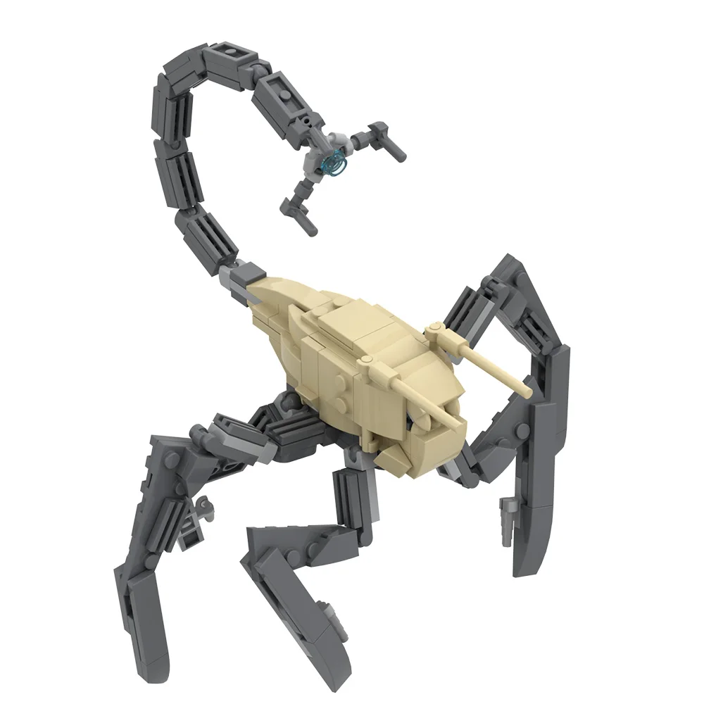 

Конструктор Gobricks MOC Griever Mech Monster: Модель Меха-Скорпиона, Сборная Игрушка для Детей, Подарок