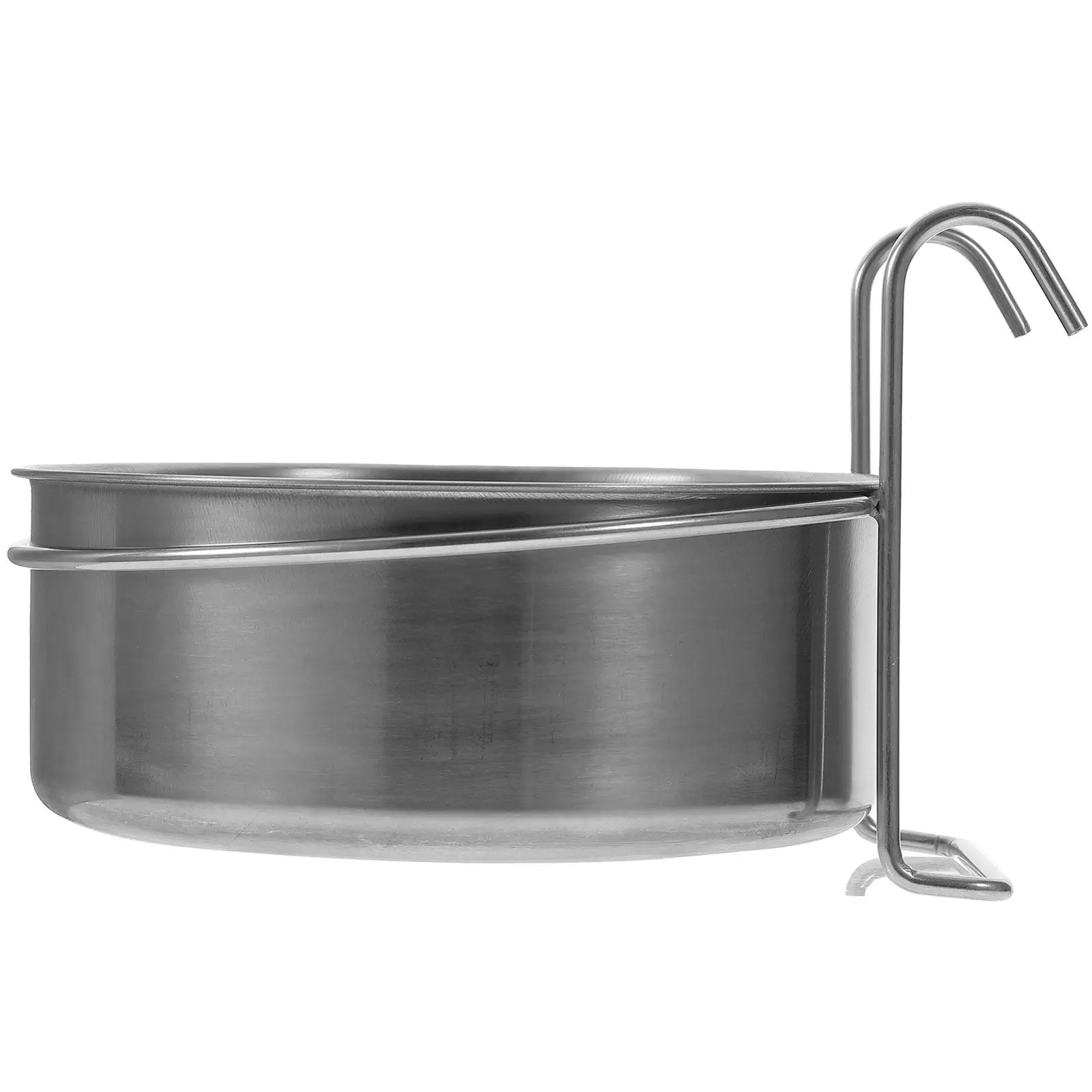 Pet Cage Hanging Bowl Stainless Steel Durable Cat Food Bowl Anti-Spill Hanging Dog Food Water Holder Portable Design
