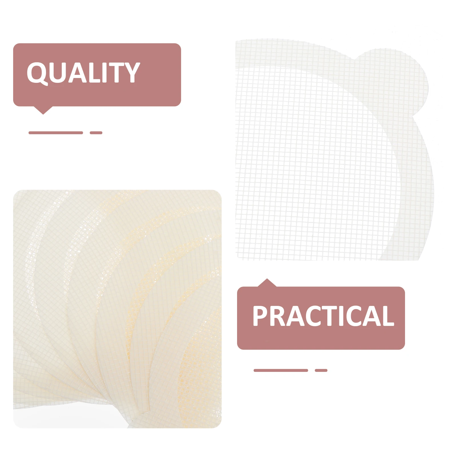 

10Pcs Floor Drain Hair Filtering Sticker Mesh Filter Disposable Anti-Blocking Sticker for Kitchen Bathroom Drain