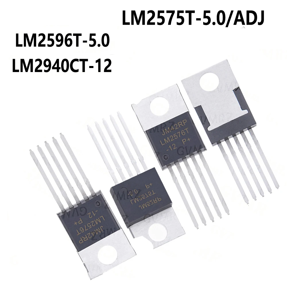 10PCS/LOT LM2575T-5.0 LM2575T-ADJ LM2576HVT-ADJ LM2576T-12 LM2576T-3.3 LM2576T-5.0 LM2576T-ADJ LM2596T-12 LM2596T-3.3