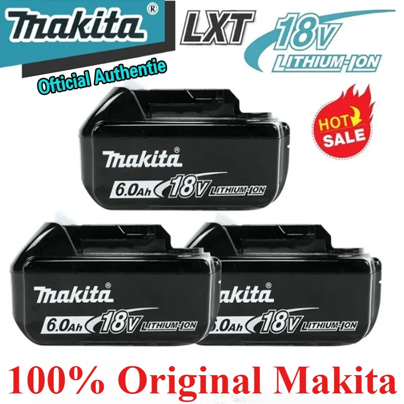 

100% original Makita 18V 5.0Ah 6.0Ah 9.0Ah Rechargeable Battery ,For Makita BL1830 B BL1840B BL1860 BL1850 Power Tools Battery