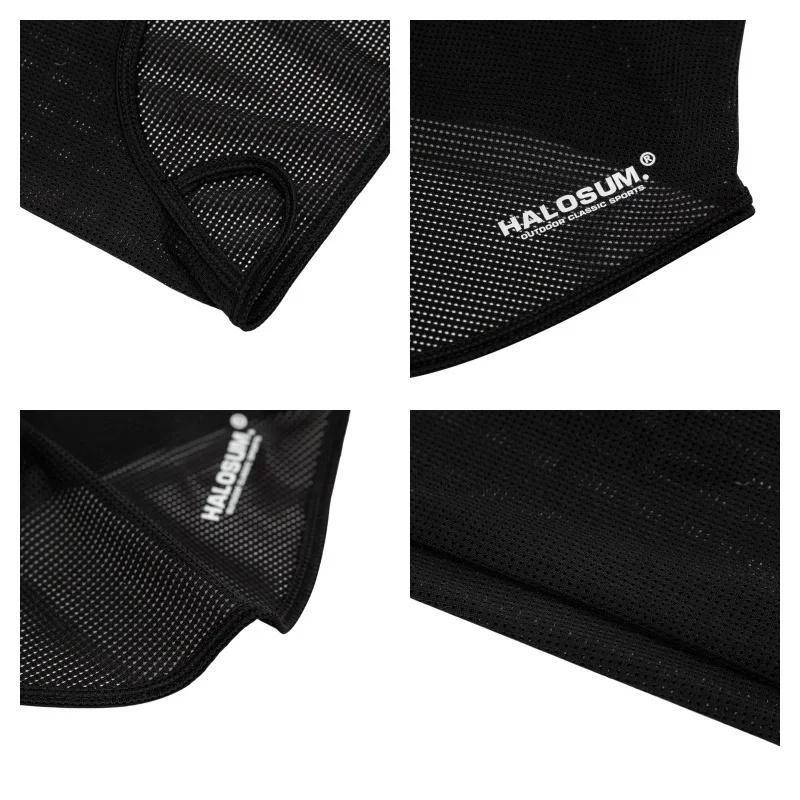 قناع وجه كامل من الحرير الجليدي بالاكلافا صيفي للحماية من أشعة الشمس ومسامي ومقاوم للأشعة فوق البنفسجية ومقاوم للرياح لركوب الدراجات والمشي لمسافات طويلة والأنشطة الخارجية #4