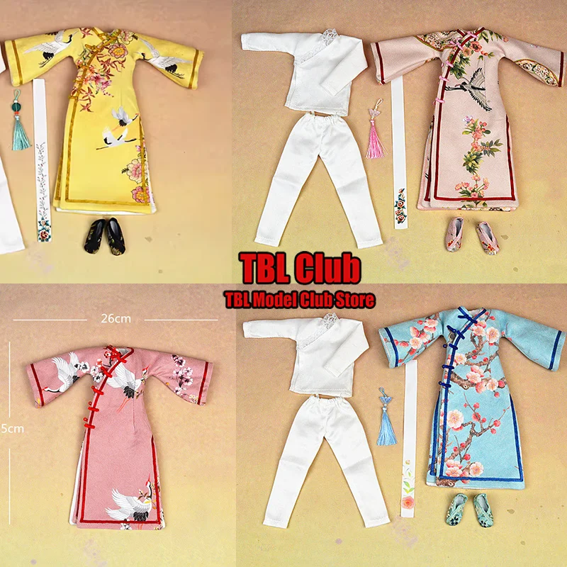 

Масштаб 1/12, придворная одежда династии Цин, придворное платье императорской наложницы, официальный халат, женская одежда для 6-дюймовой фигурки солдата