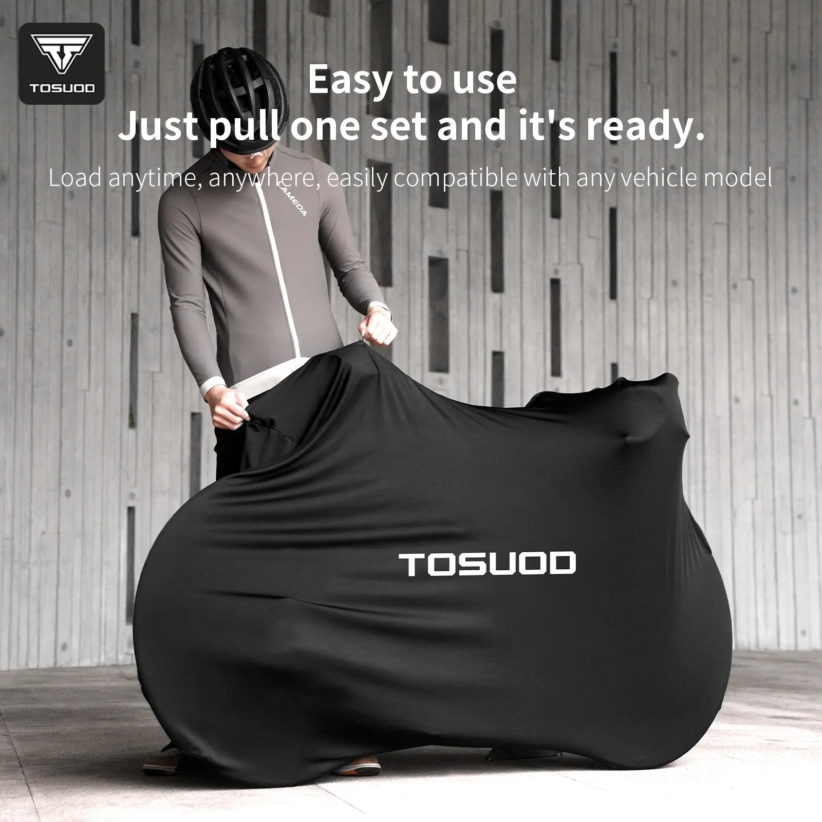 TOSUOD Dustproof Bicycle Cover Full Protective High Elastic Bike Cover Indoor Scratch Proof Universal Cover for MTB Road Bike