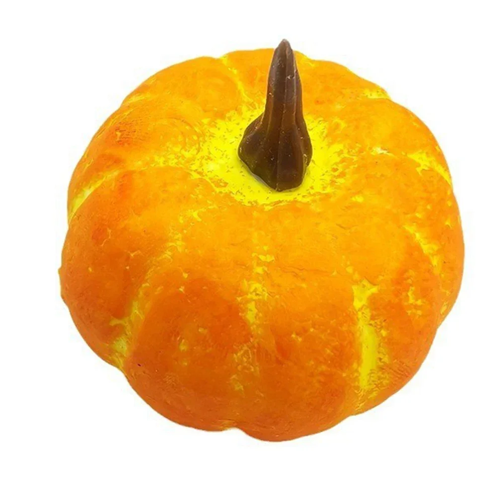 Parte de nombre de calabaza Artificial, toque festivo, artesanía de bricolaje, simulación de vegetales falsos, toque festivo