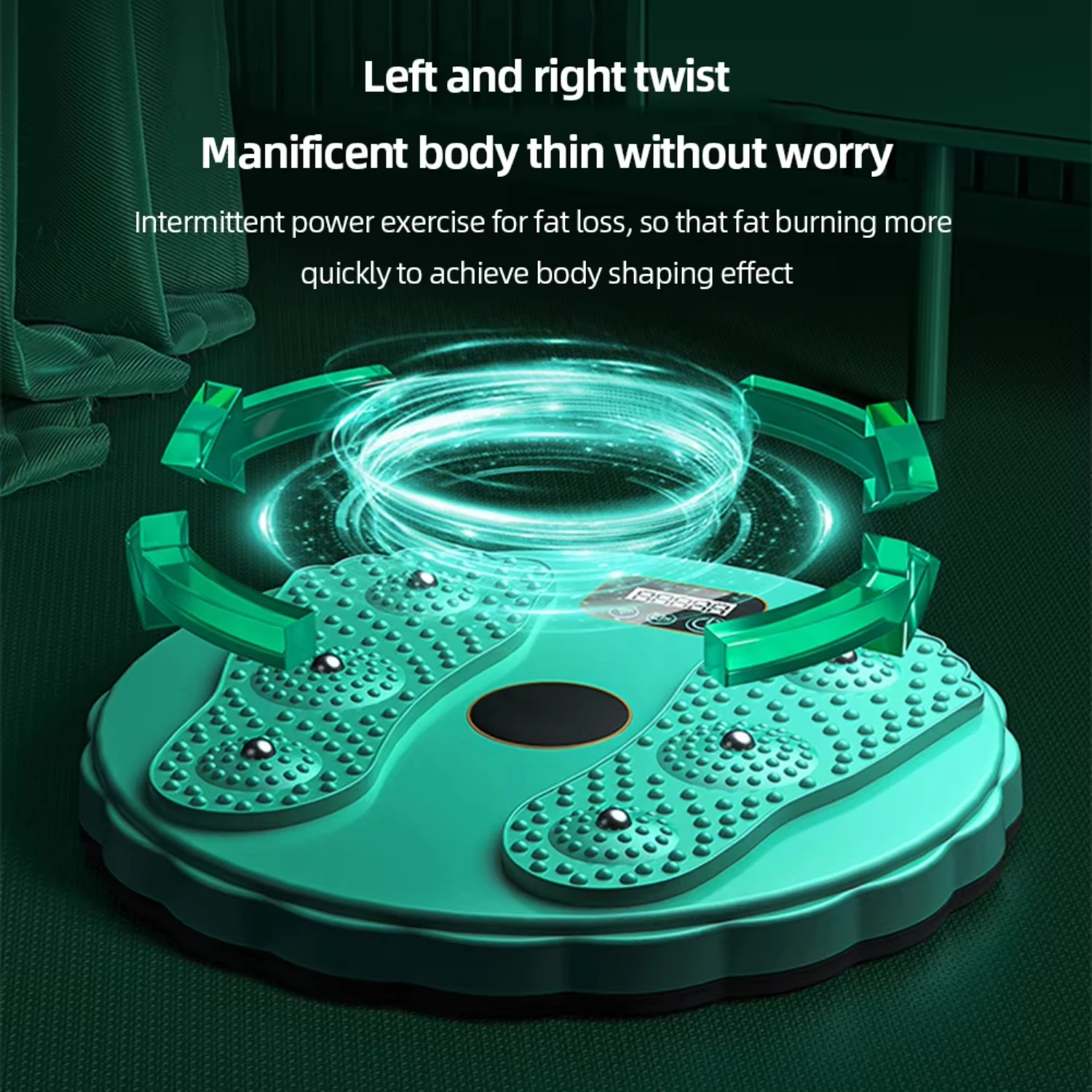 

Muscle Training Sliding Plate LCD Display Multi-functional Core Trainer Rotation Disc Rotatable Assist Exercise Equipment