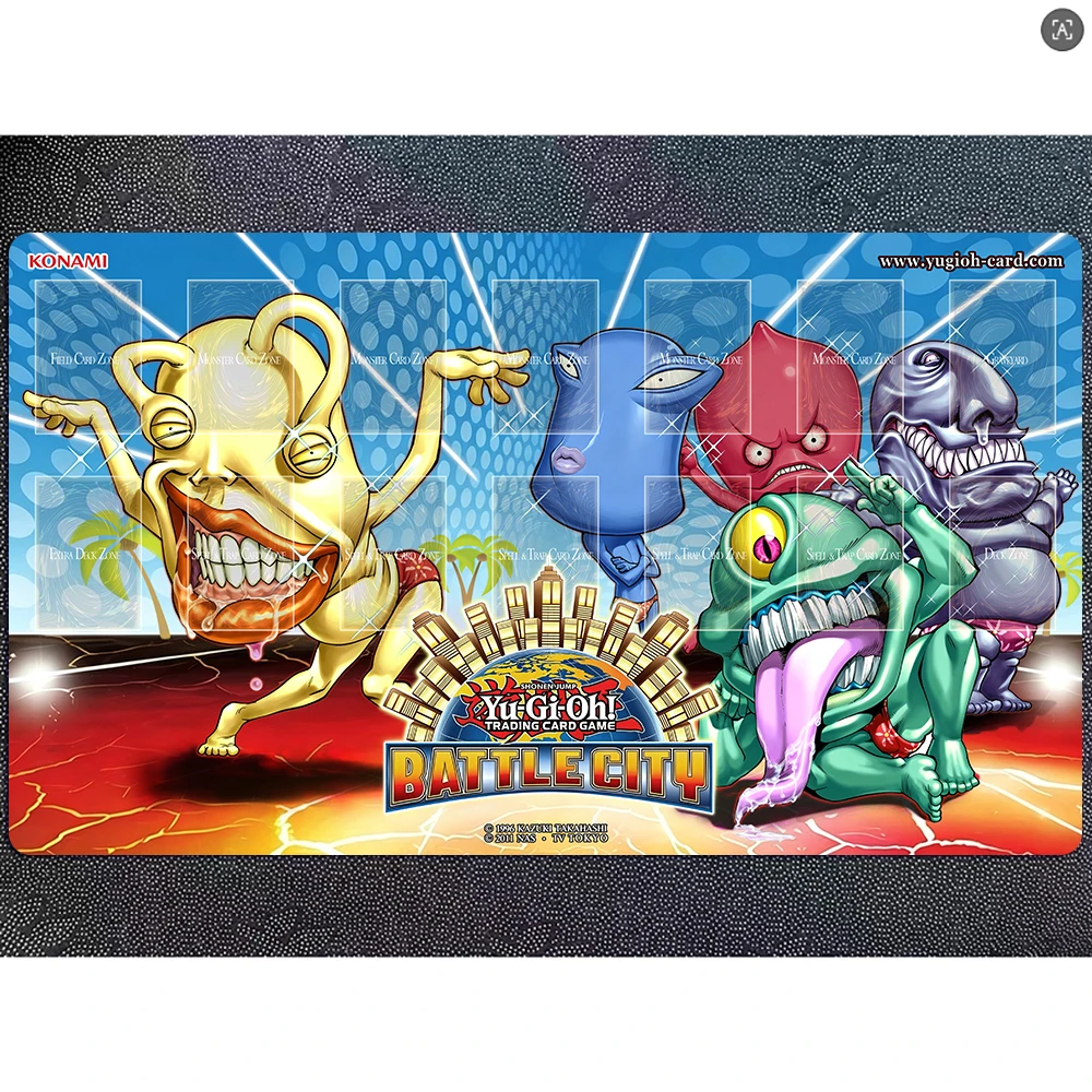 Tapis de jeu Yu-Gi-Oh Ojama, tapis personnalisé pour cartes YGO, tapis KMC TCG YuGiOh M-157
