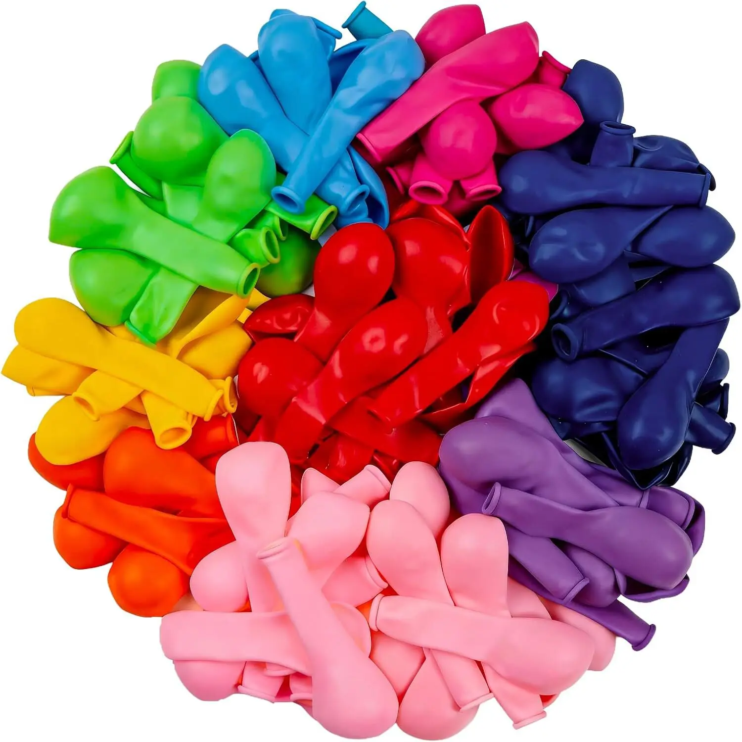 5/10/inch 10/20/30/50/100pcs matte multi-color and Marca multi-color latex balloon set, suitable for weddings, birthdays