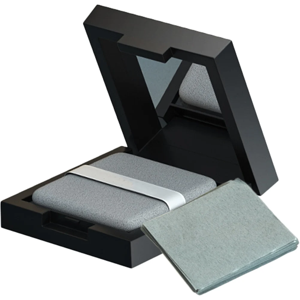 مجموعة واحدة من ورق النشاف للتحكم في زيت الوجه، مرآة مدمجة محمولة غير لامعة لامتصاص الزيت لمكياج الوجه #5