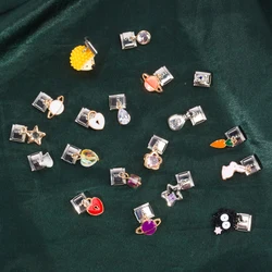 1pcs New Fashion Charm Fit 9mm Bracelet Jewellery Steel Italian Charm Bracelet Heart DIY Making Lovers Matching Gift