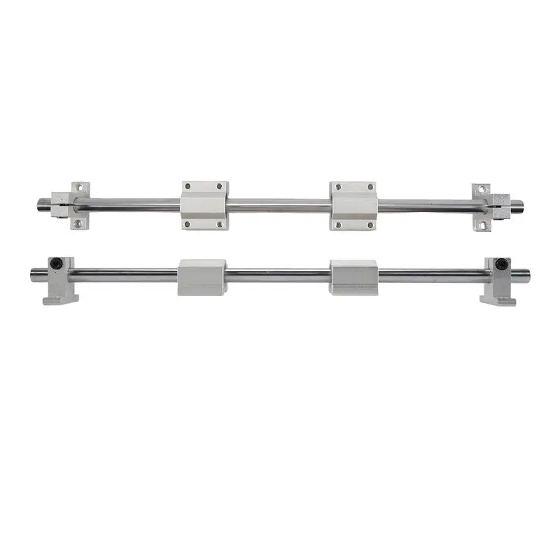 Aug. 10 Pieces / Set Of Optical Axis Linear Axis Od12mm 400Mm + SCS12UU Linear Bearing Seat + SK12 Bearing Support 12Mm 400Mm