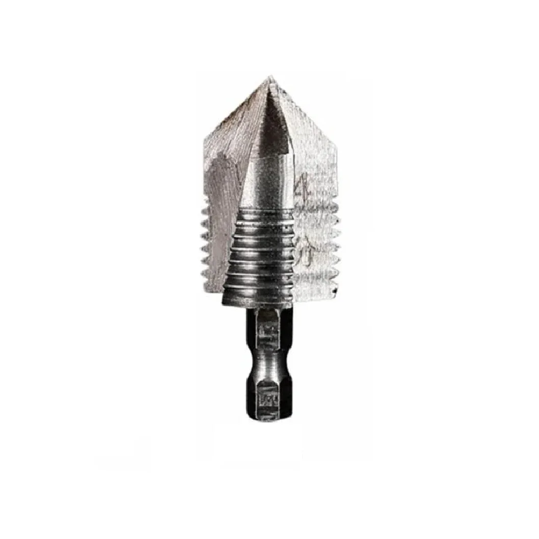 20/25mm PPR Lifting Stepped Drill Bit Hexagon Shank Water Pipe Internal Thread Expander Drill Puncher Bit Power Tools