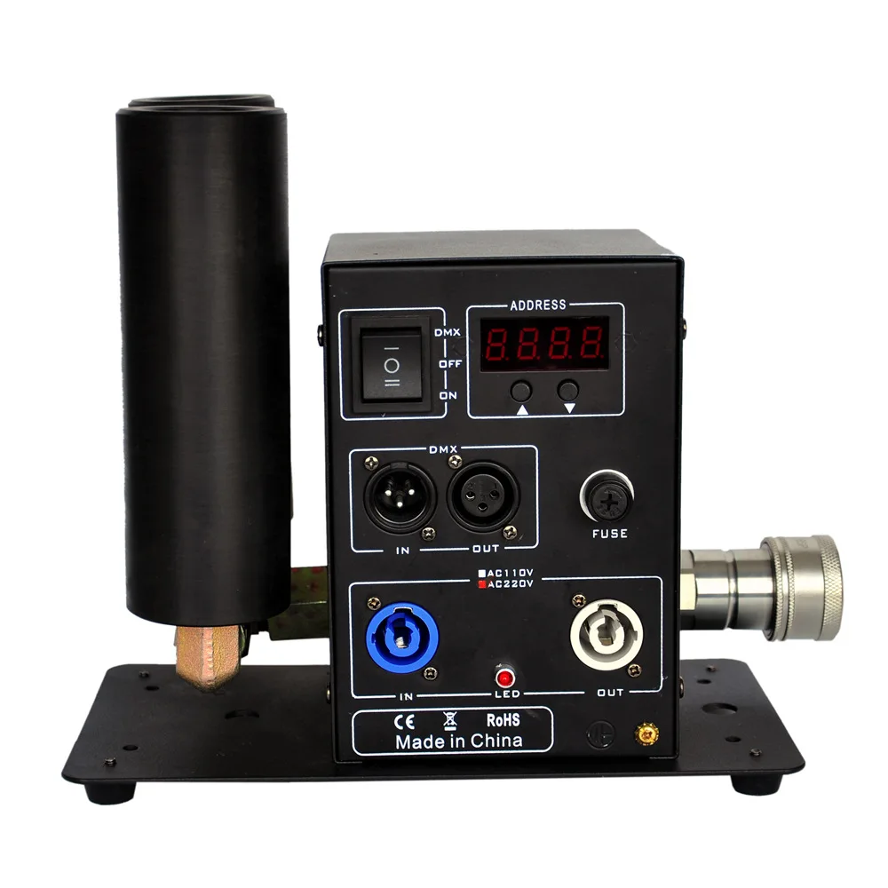 Remote control carbon dioxide double injection CO2 air column machine 6 meters high pressure pipeline