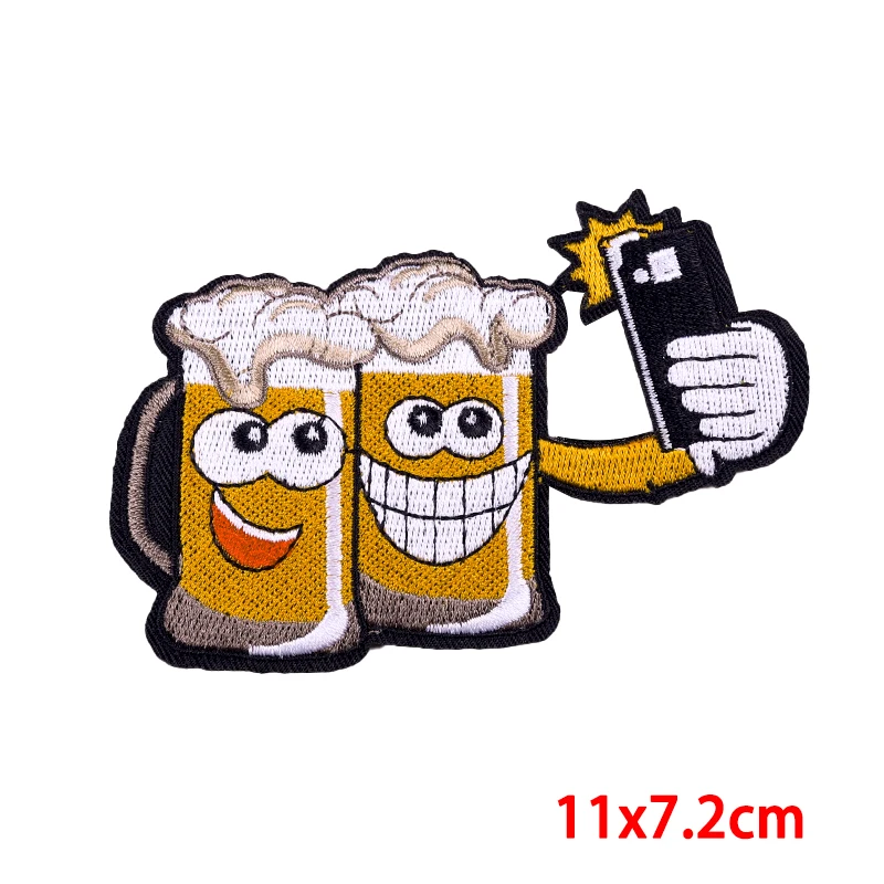 Netherland Carnaval Embroidery Patch Brabant Kruikenstad emblem Peeënrijk Beer party Applique Iron on Patches for Clothing DIY