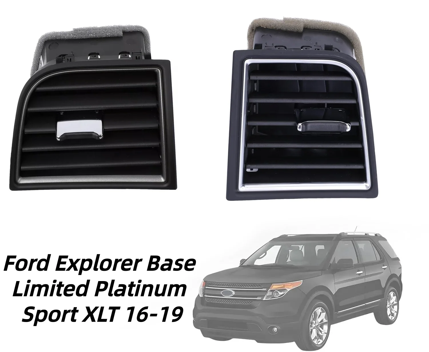 

For 2016-2019 Ford Explorer dashboard air conditioning vent grille air conditioning component JB5Z-19893-BB FB5Z-19893CF