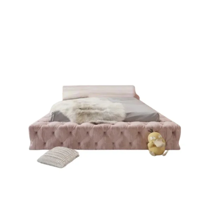 # Cream Simple Soft Bed Princess Tatami Home Wedding Master Bedroom Bed Aesthetics Confortable Cheap Muebles Bedroom Furniture