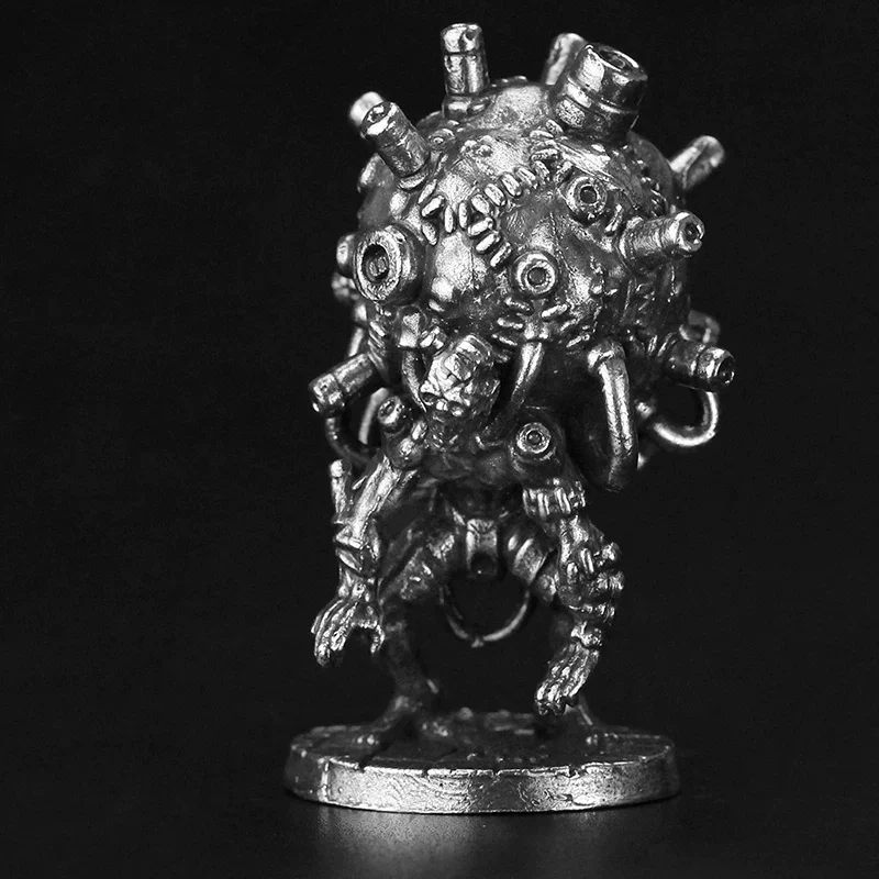 Metal Steampunk Mechanical Golem Miniature Tabletop Wargame Figure Collectible Gift for Men Car Interior Ornament Accessories