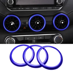 Car AC Air Outlet Conditioning Cover Ring Cover Trim Decoration For Nissan Sentra 2024 2023 2022 2021 2020