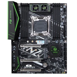 HUANANZHI X99 F8 Motherboard Intel LGA2011-3 8-CH DDR4 SATA3.0 DDR4 2133MHz
