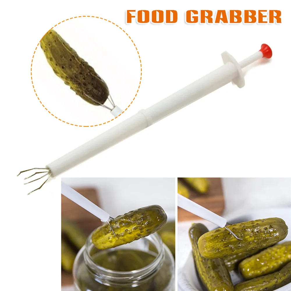 PVC Multifunctional Pepper Picker Olive Gripping Tool Pickle Clip