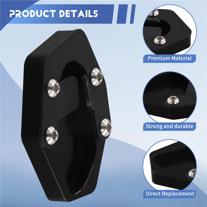 

Strict Motorcycle Accessories Enlarge Kickstand Extension Plate Pad Pedals For HIMALAYAN 450 Himlayan 450 2024 2025