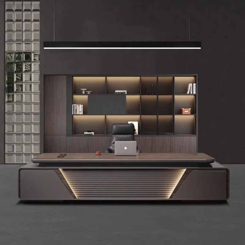 Irregular European Office Desk Large Size Beauty Wooden Save Space Office Desk Creative Meuble Bureau Lounge Suite Furniture
