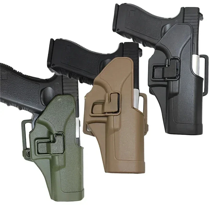 2024 Tactical Gun Holster For Glock 17 19 M9 Colt 1911 Sig Sauer P226 HK USP Airsoft Belt Holster General Hunting Pistol Case