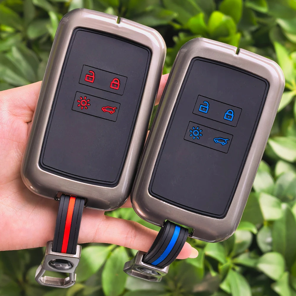 Car Smart Key Case Cover Shell Fob For Renault Koleos Kadjar Clio Megane Captur Espace Kangoo Sandero Talisman Accessories