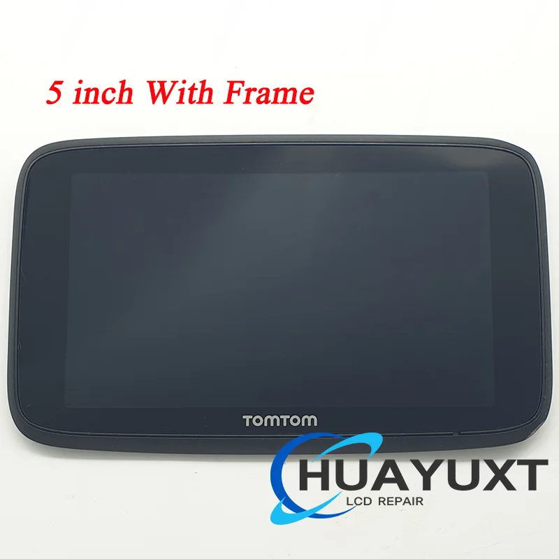 

5“ LCD Screen Display With Touch Screen Frame Digital For TOMTOM GPS Replacement