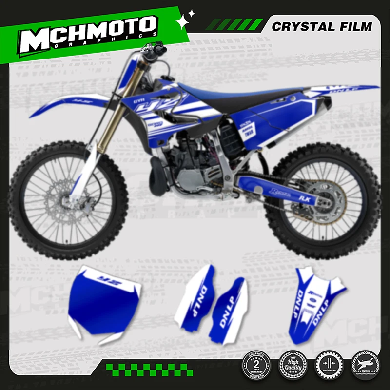 

MCHMFG мотоциклетная графика фоновая наклейка наклейки для YAMAHA YZ250X 2016-2021 YZ125 YZ250 YZ125 250 2015-2021