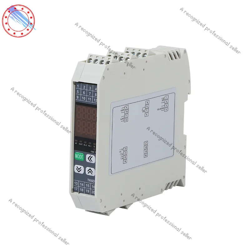 

Guide rail single channel temperature controller RS485 communication alarm acquisition module PID digital control instrument