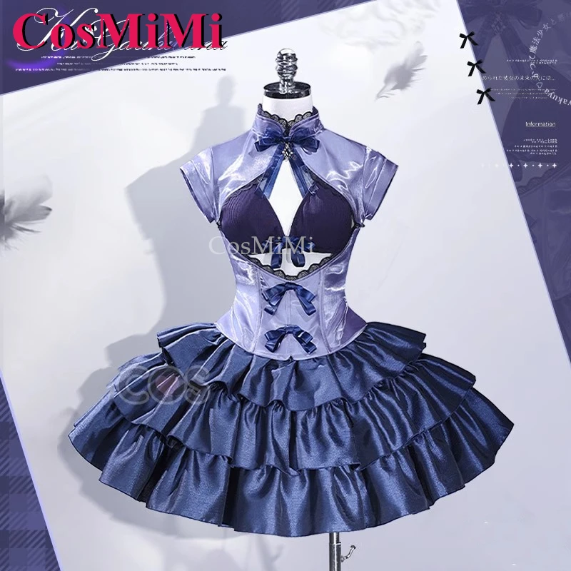 CosMiMi Anime The Magical Girl And The Evil Lieutenant Used To Be Archenemies Kagari Hibana Cosplay Costume Sweet Lovely Dress