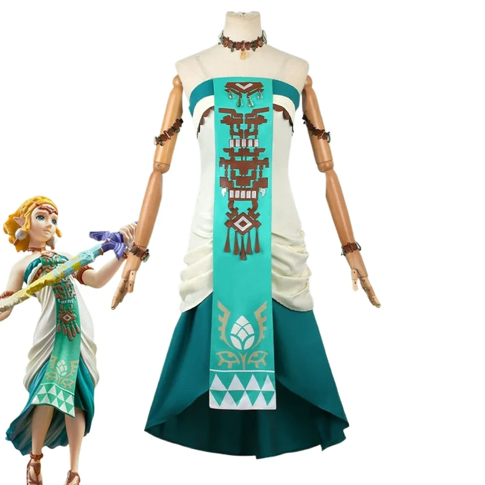 Conjunto de cosplay de anime uniforme de 1 unidade - para Comic Con, festivais, festas temáticas, apresentações de palco e carnavais, lágrimas de lenda