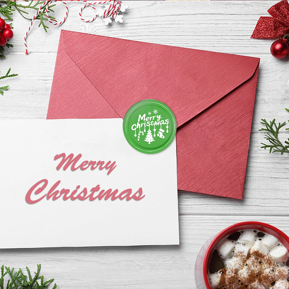 

Wax Seal Stamp Set Sealing Wax Stamp Solid Brass Head Wood Handle Retro Brass Stamp Kit Removable for Envelopes Invitations