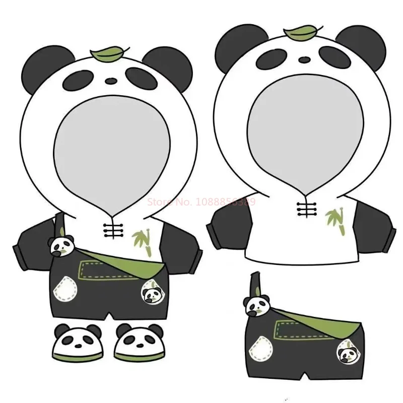 20 cm Puppenkleidung Baumwolle Puppenoutfit Universal für YiLan Deep Space Qin Che Panda Qi Yu Komplettes Set Puppenzubehör