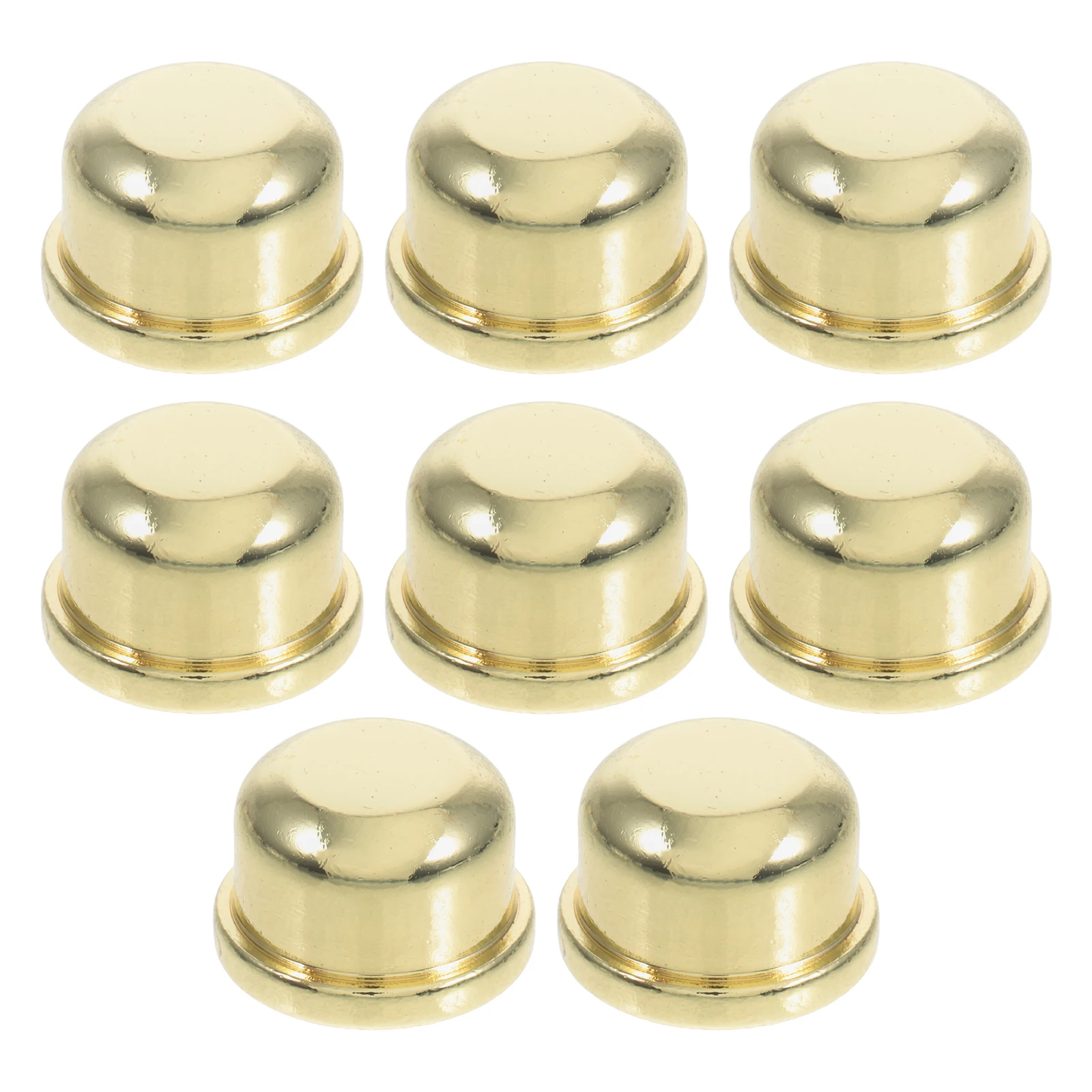 

8 Pcs Metal Table Lamp Decorative Head Finial Caps Shade Top Screw Artistic Toppers Iron Ball Knob Lamp Shade Holder Finials For